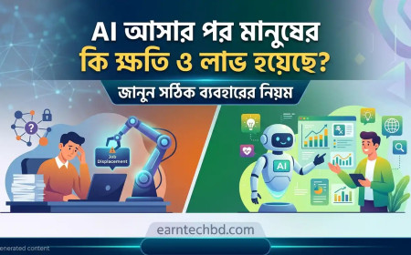 AI আসার পর মানুষের কি ক্ষতি ও লাভ হয়েছে? জানুন সঠিক ব্যবহারের নিয়ম