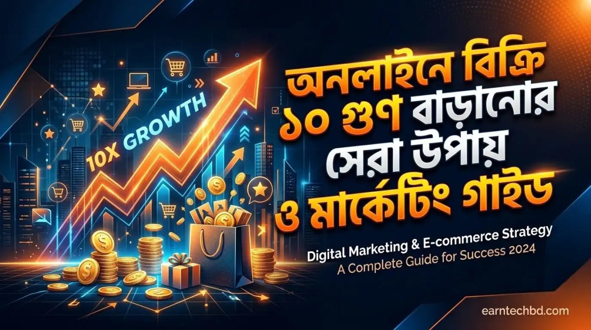 অনলাইনে বিক্রি ১০ গুণ বাড়ানোর সেরা উপায় ও মার্কেটিং গাইড