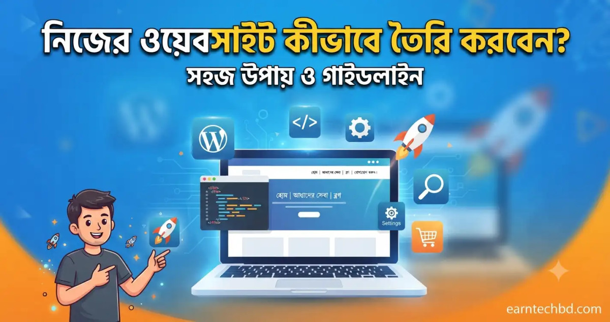 নিজের ওয়েবসাইট কীভাবে তৈরি করবেন? (Web Development Bangla Guide)