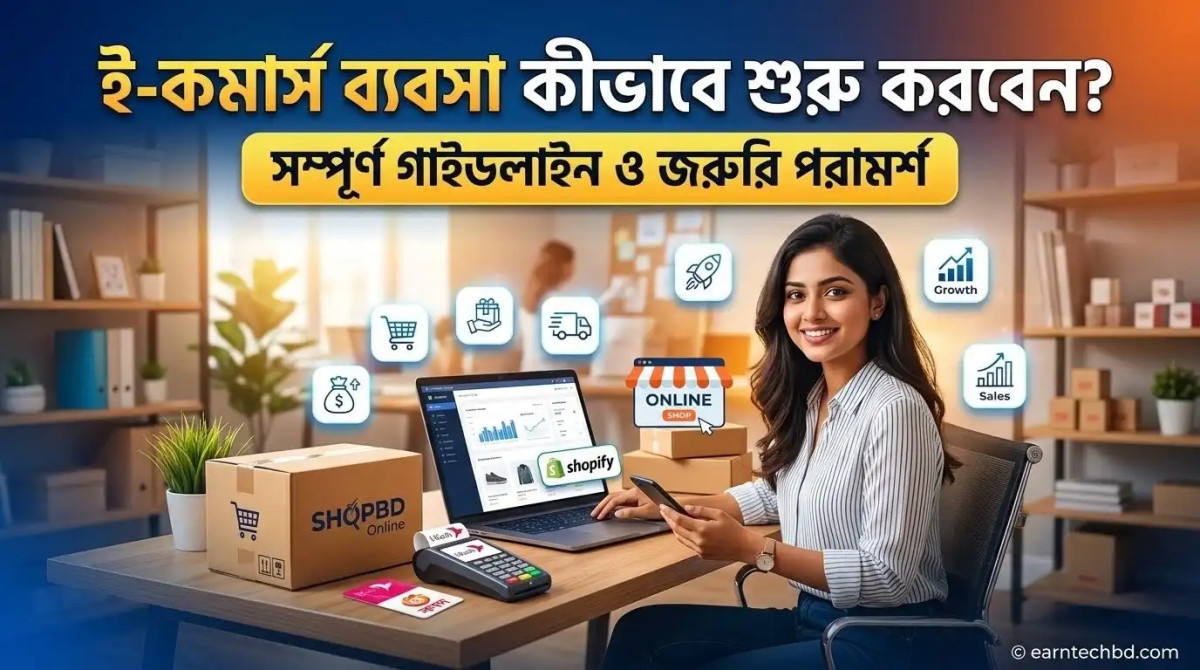 ই-কমার্স ব্যবসা কীভাবে শুরু করবেন? সম্পূর্ণ গাইডলাইন ও জরুরি পরামর্শ