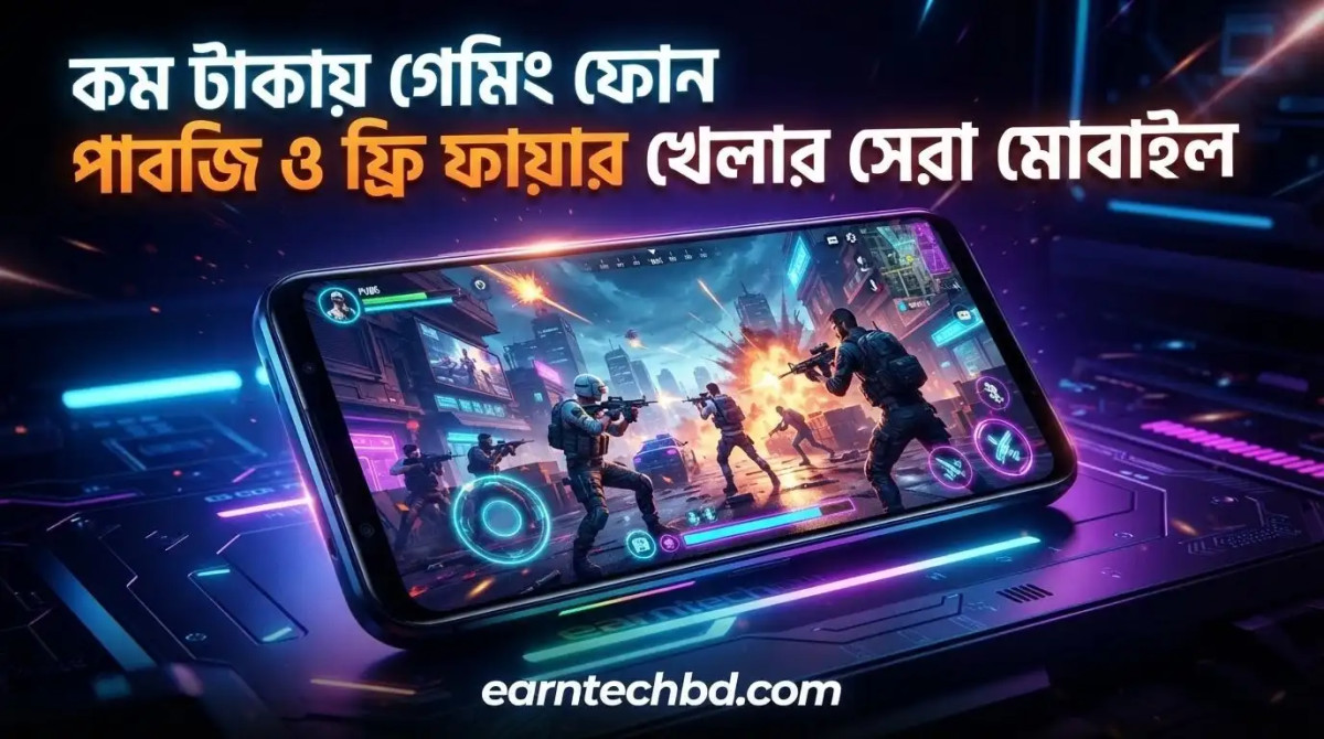 কম টাকায় গেমিং ফোন: পাবজি ও ফ্রি ফায়ার খেলার সেরা মোবাইল | Best Gaming Phone BD