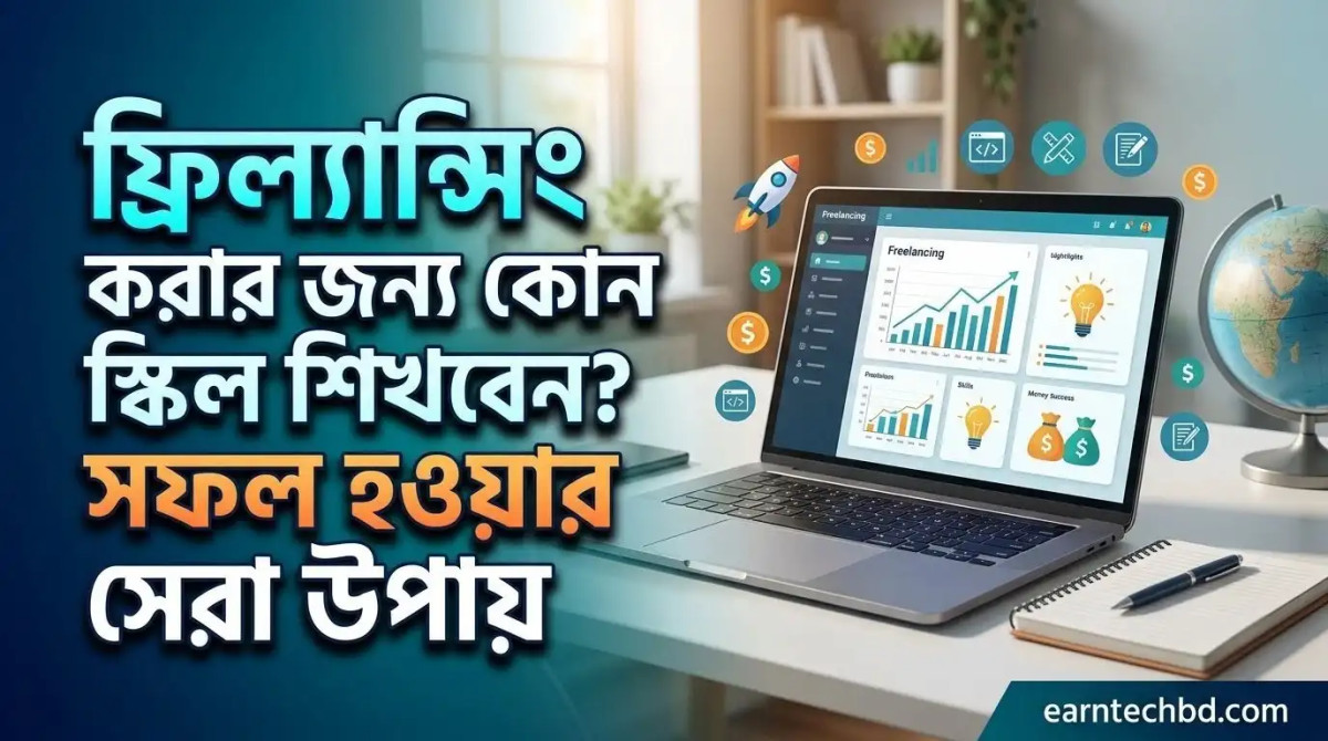 ফ্রিল্যান্সিং করার জন্য কোন স্কিল শিখবেন? সফল হওয়ার সেরা উপায় 
