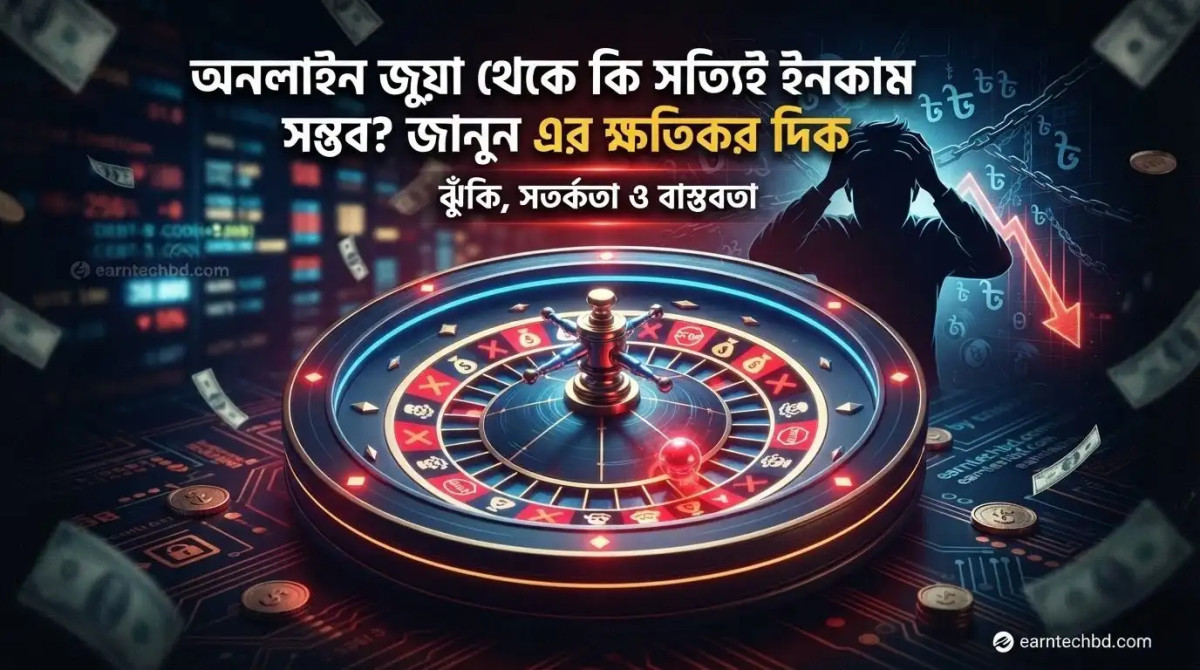 অনলাইন জুয়া থেকে কি সত্যিই ইনকাম সম্ভব? জানুন এর ক্ষতিকর দিক