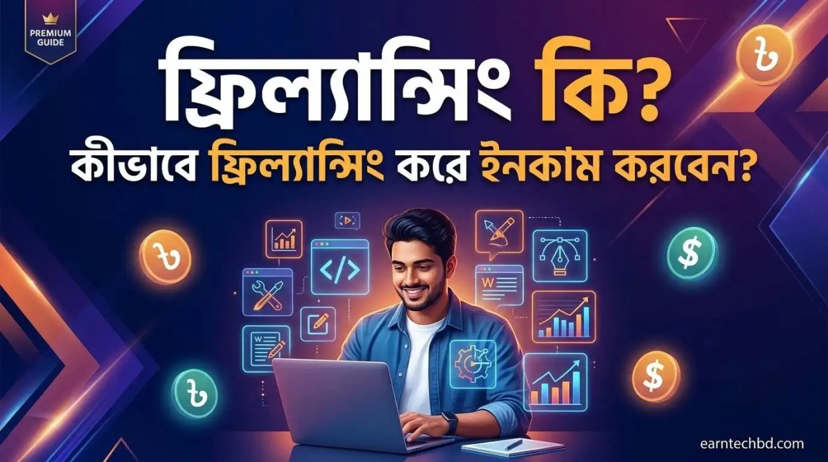 ফ্রিল্যান্সিং কি? কীভাবে ফ্রিল্যান্সিং করে ইনকাম করবেন?