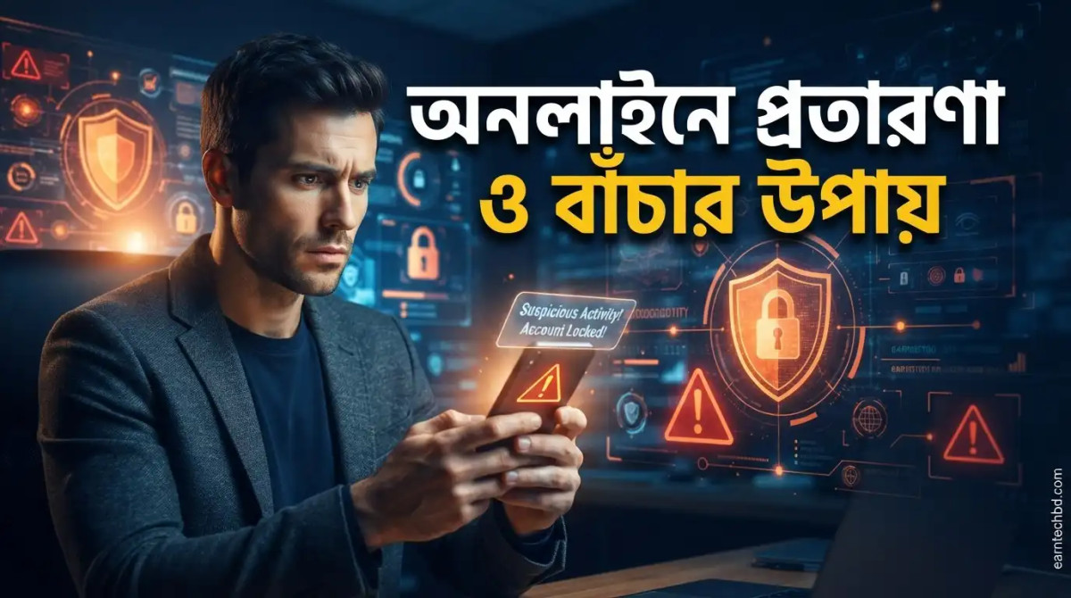 অনলাইনে কীভাবে মানুষ প্রতারিত হচ্ছে এবং বাঁচার কার্যকরী উপায়