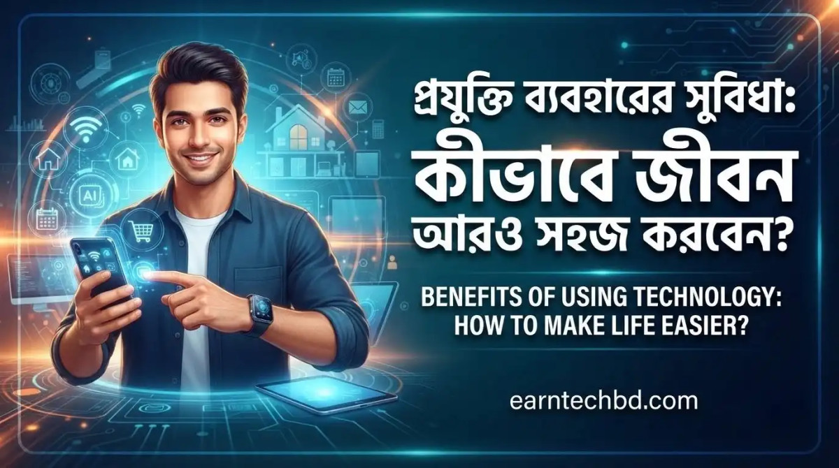 প্রযুক্তি ব্যবহারের সুবিধা: কীভাবে জীবন আরও সহজ করবেন?