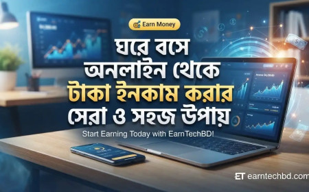 ঘরে বসে অনলাইন থেকে টাকা ইনকাম করার সেরা ও সহজ উপায়