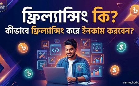 ফ্রিল্যান্সিং কি? কীভাবে ফ্রিল্যান্সিং করে ইনকাম করবেন?