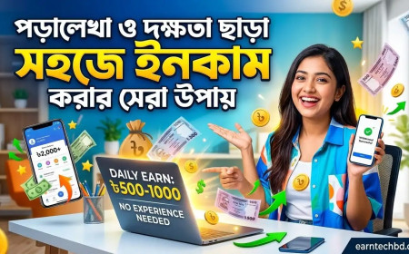 পড়ালেখা ও দক্ষতা ছাড়া অনলাইনে সহজে ইনকাম করার সেরা উপায়