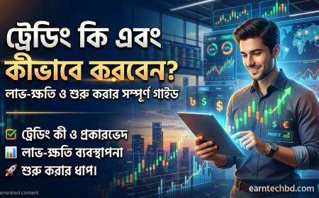 ট্রেডিং কি এবং কীভাবে করবেন? লাভ-ক্ষতি ও শুরু করার সম্পূর্ণ গাইড
