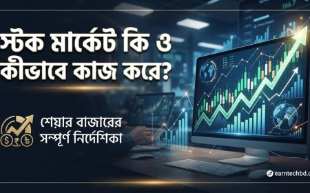 স্টক মার্কেট কি ও কীভাবে কাজ করে? শেয়ার বাজার থেকে আয়ের উপায়