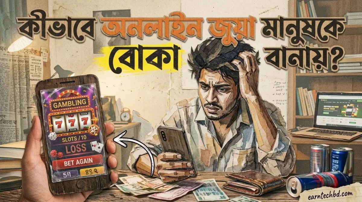 কীভাবে অনলাইন জুয়া মানুষকে বোকা বানায়? এবং  বাঁচার উপায় 