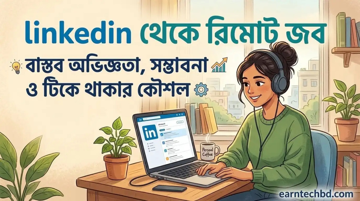 Linkedin থেকে রিমোট জব বাস্তব অভিজ্ঞতা, সম্ভাবনা ও টিকে থাকার কৌশল