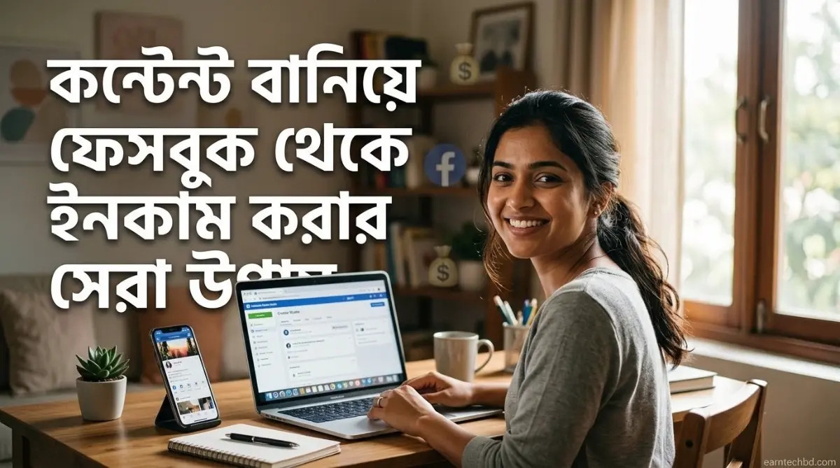 কন্টেন্ট বানিয়ে ফেসবুক থেকে ইনকাম করার সেরা উপায় 