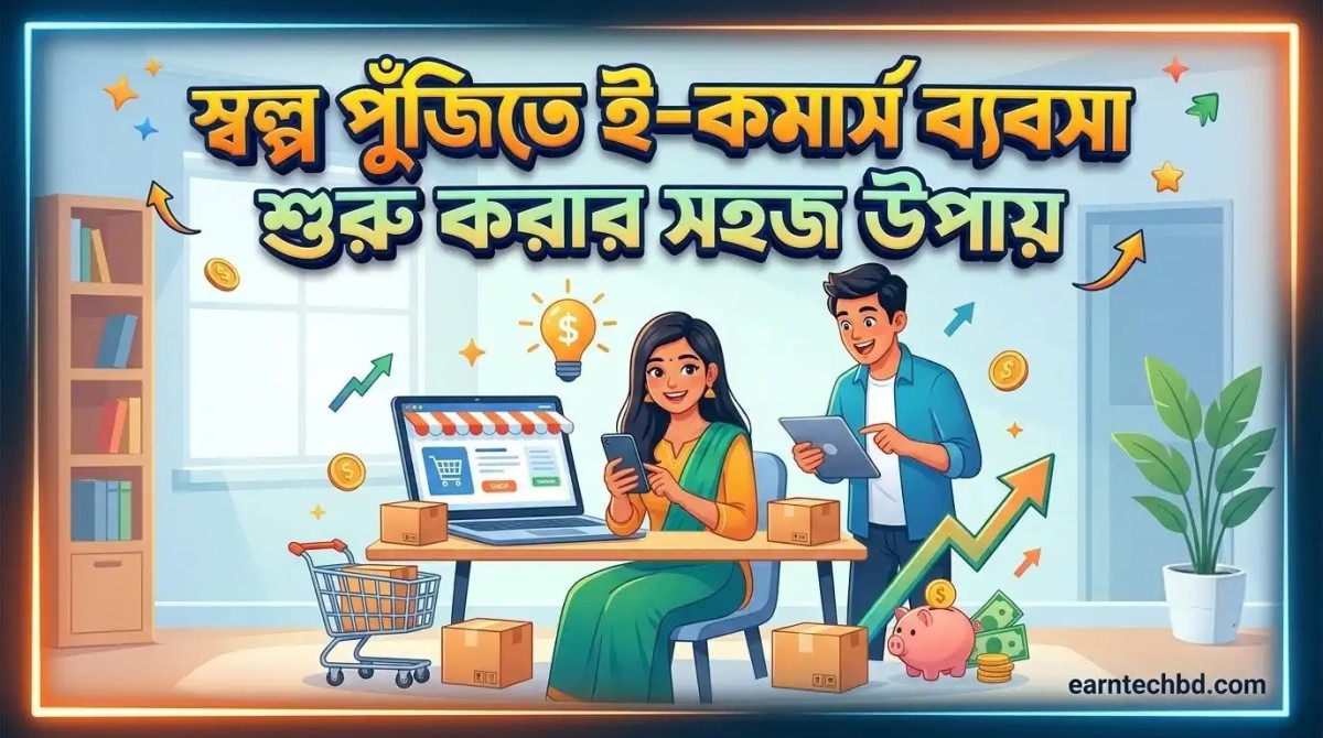 স্বল্প পুঁজিতে ই-কমার্স ব্যবসা শুরু করার সহজ উপায় ও সঠিক গাইডলাইন
