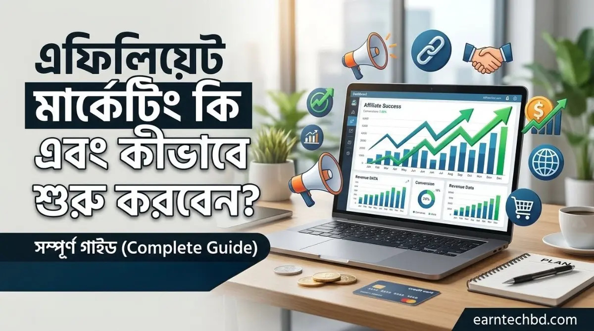 এফিলিয়েট মার্কেটিং কি এবং কীভাবে শুরু করবেন? (স্টেপ বাই স্টেপ গাইড)