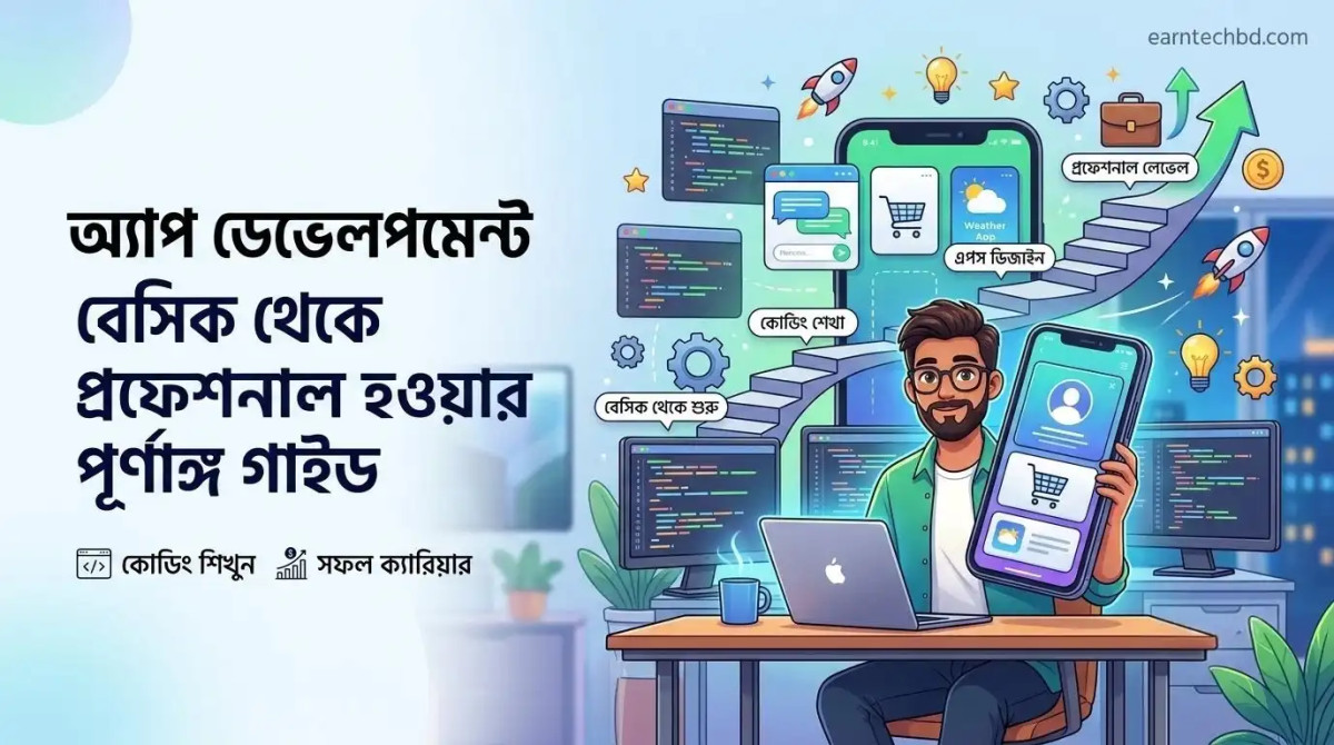 অ্যাপ ডেভেলপমেন্ট কোর্স বেসিক থেকে প্রফেশনাল হওয়ার পূর্ণাঙ্গ গাইড