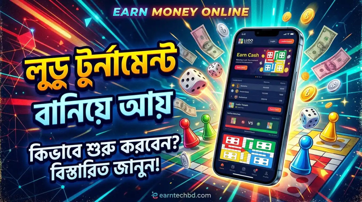 লুডু টুর্নামেন্ট ওয়েবসাইট তৈরি করে অনলাইনে ইনকাম কীভাবে করবেন। 