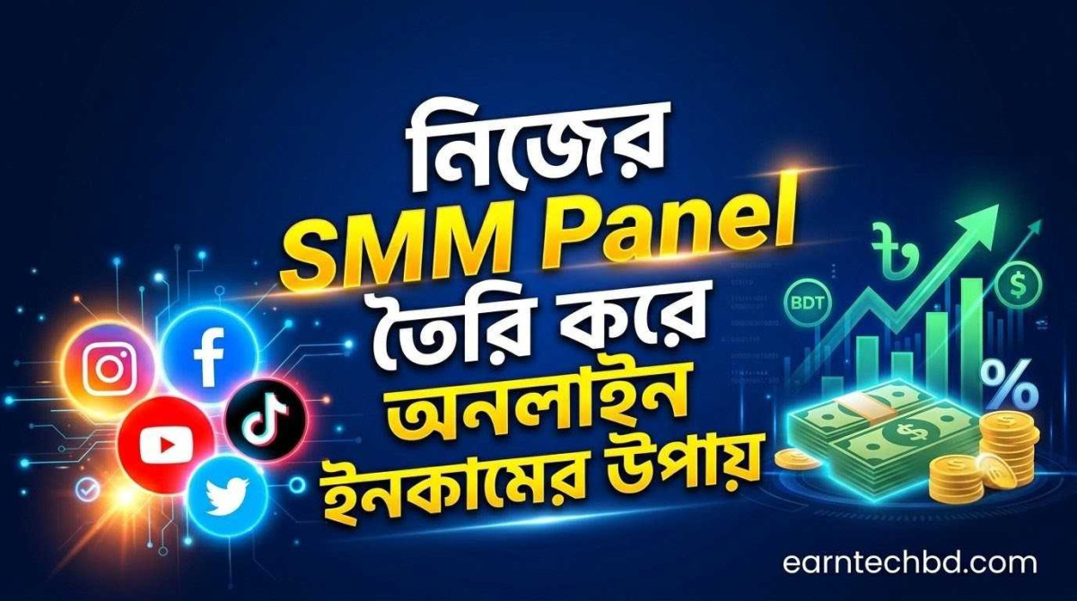 নিজের SMM Panel তৈরি করে অনলাইন ইনকামের উপায়