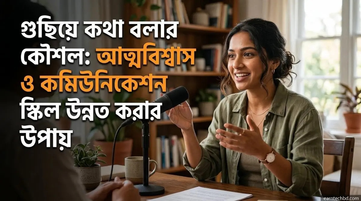 গুছিয়ে কথা বলার কৌশল: আত্মবিশ্বাস ও কমিউনিকেশন স্কিল উন্নত করার উপায়