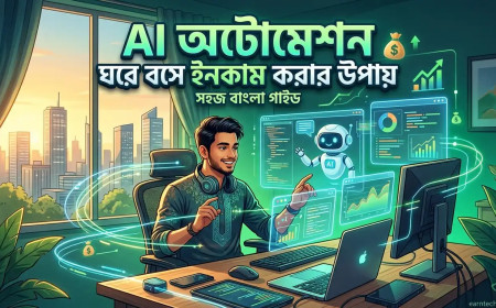 AI Automation Bangla ঘরে বসে ইনকাম করার ৫টি উপায়