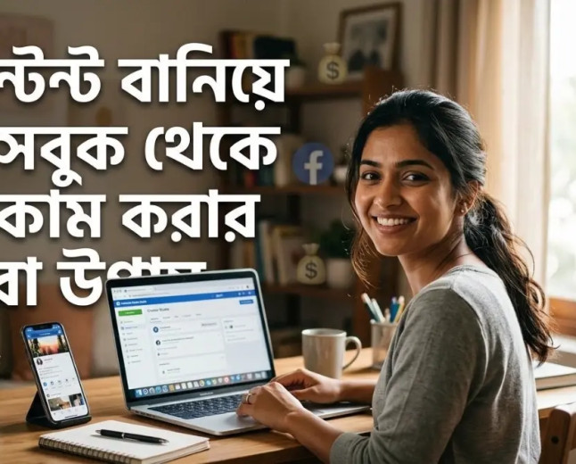 কন্টেন্ট বানিয়ে ফেসবুক থেকে ইনকাম করার সেরা উপায় 