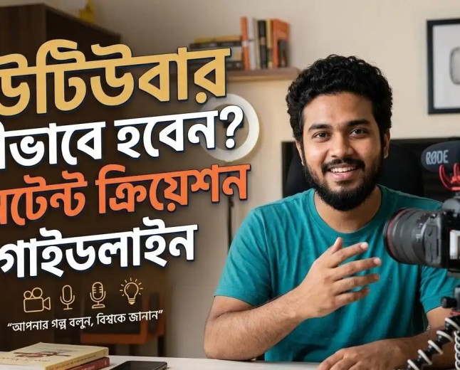 ইউটিউবার কীভাবে হবেন? কনটেন্ট ক্রিয়েশন গাইডলাইন 
