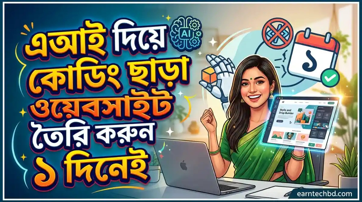 এআই দিয়ে কোডিং ছাড়া ওয়েবসাইট তৈরি করুন ১ দিনেই - সহজ গাইড